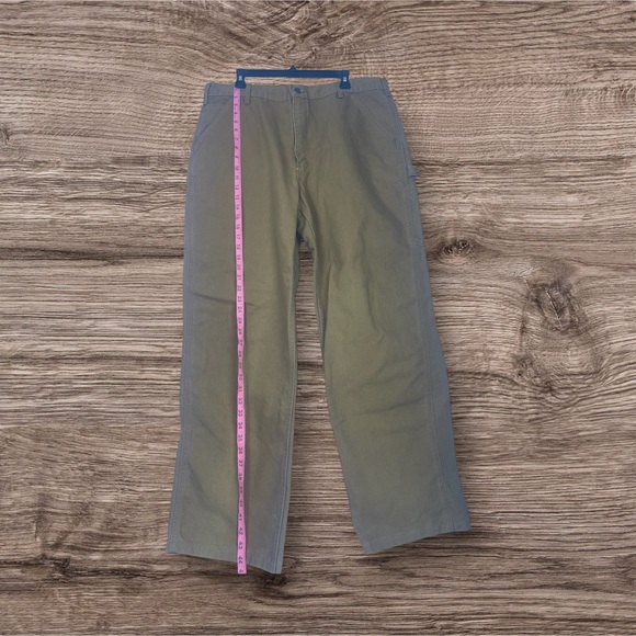 Carhartt Dungaree Fit 38 X 34 Brown Work Pants Excellent Condition RN# 14806 - Picture 3 of 9